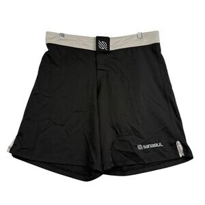 Sanabul Shorts Mens 34 Black Core MMA No Gi BJJ Jiu Jitsu Combat Training